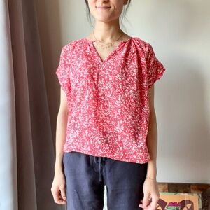 Mirth red lounge top